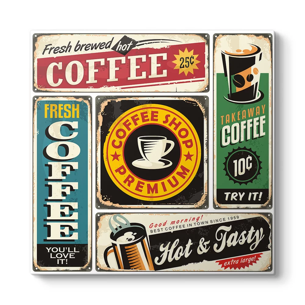 Kolaj Coffee Tablosu - Model 3